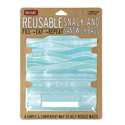 RUSSBE Snack/Sandwich Bags - Pack of 4 - KitchenEnvy