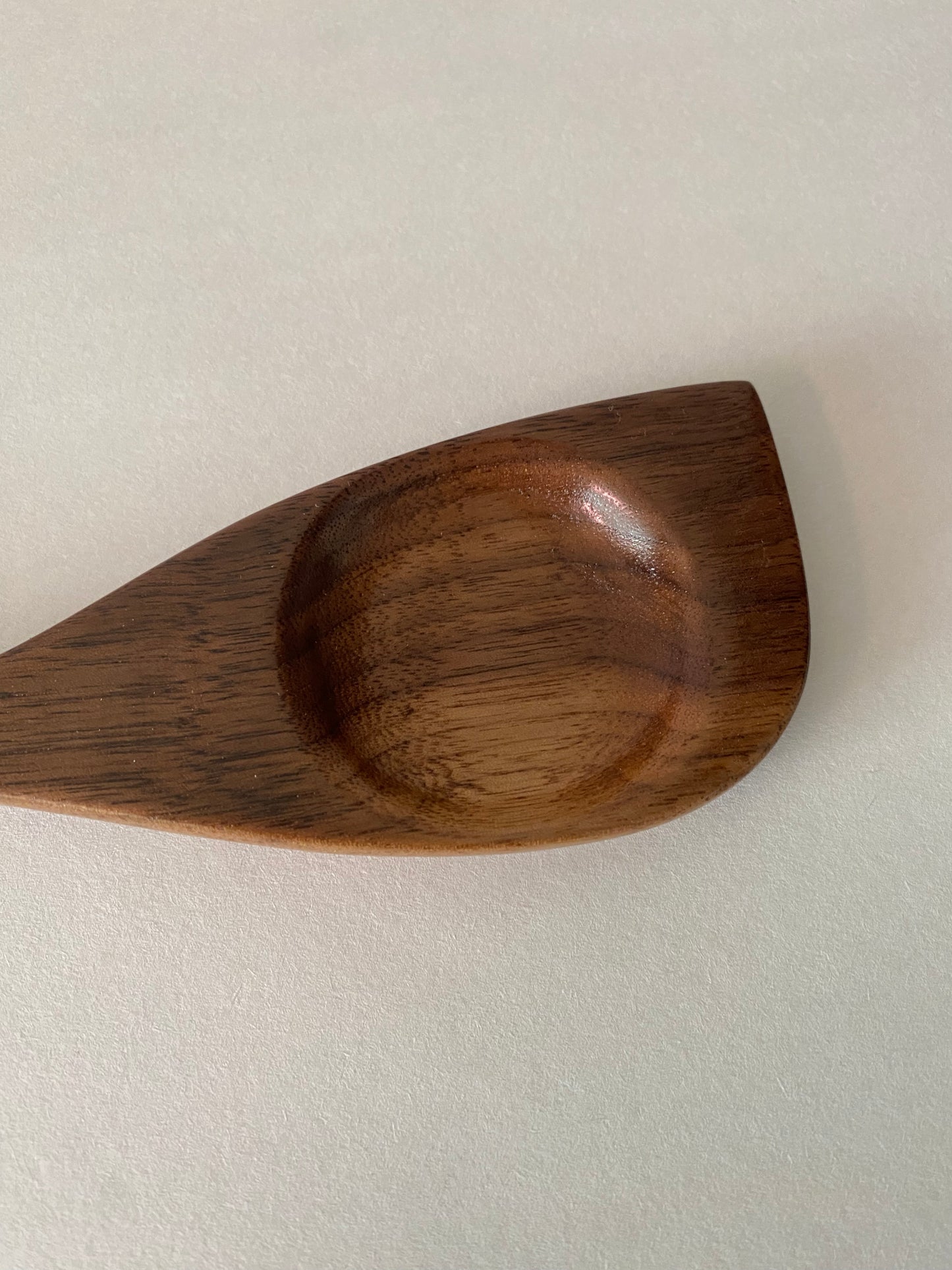 Black Walnut Corner Spoon - Hand-carved in Canada
