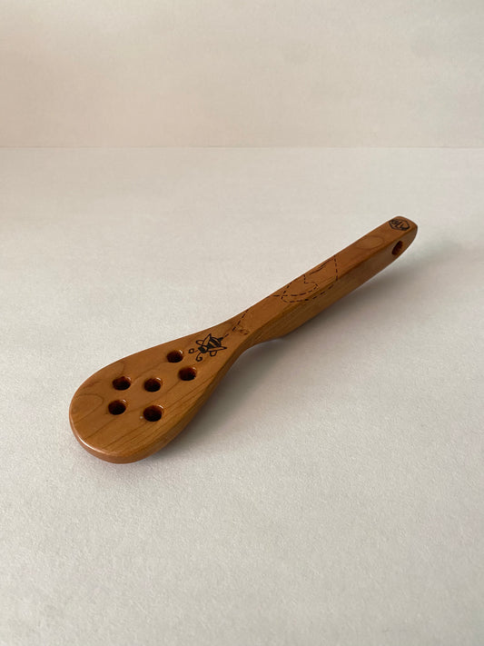 Cherry Honey Spoon - Hand-carved in Canada