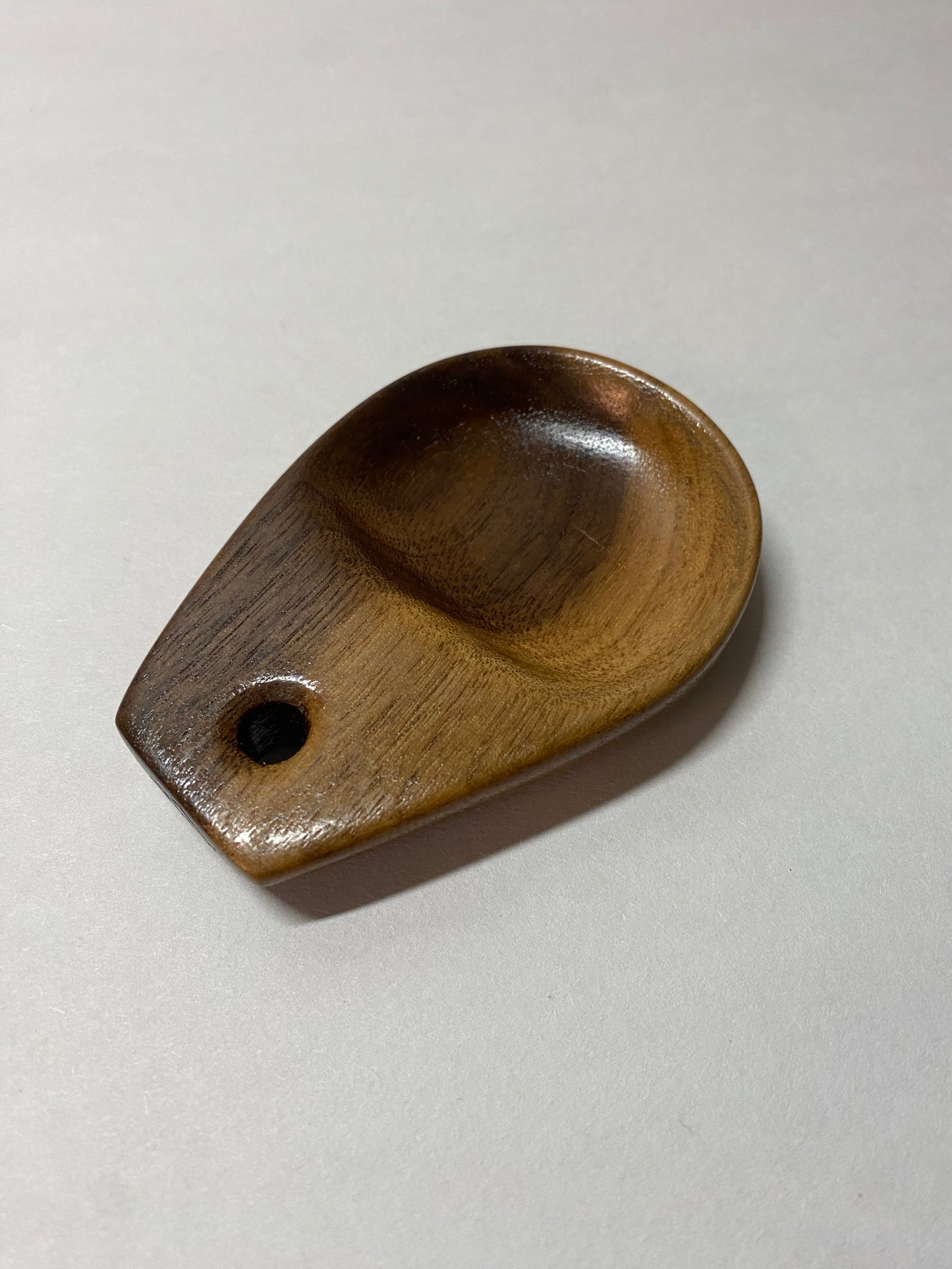 Black Walnut Palm Spoon - Hand-carved in Canada