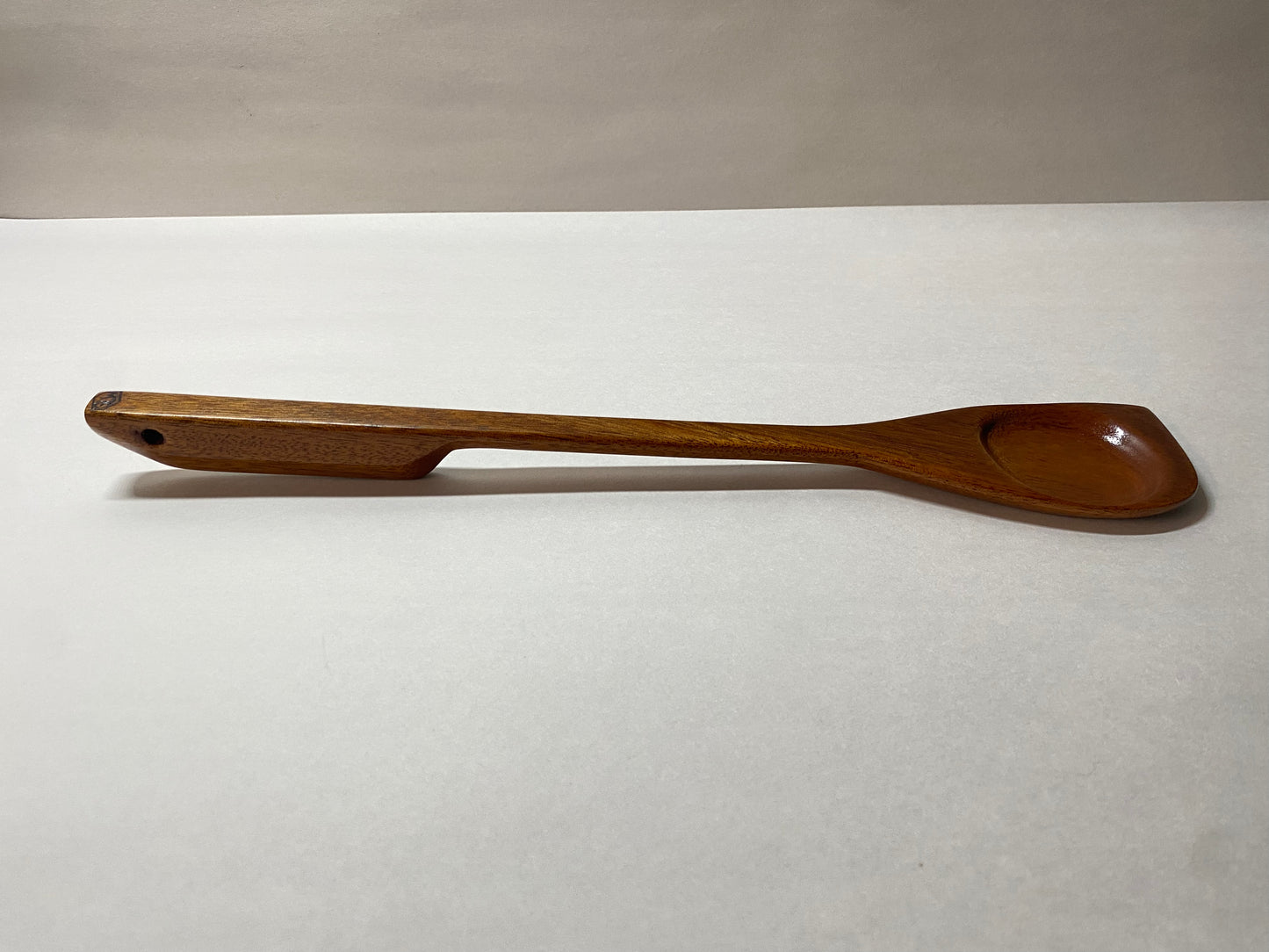 Mahogany Corner Spoon - Hand-carved in Canada