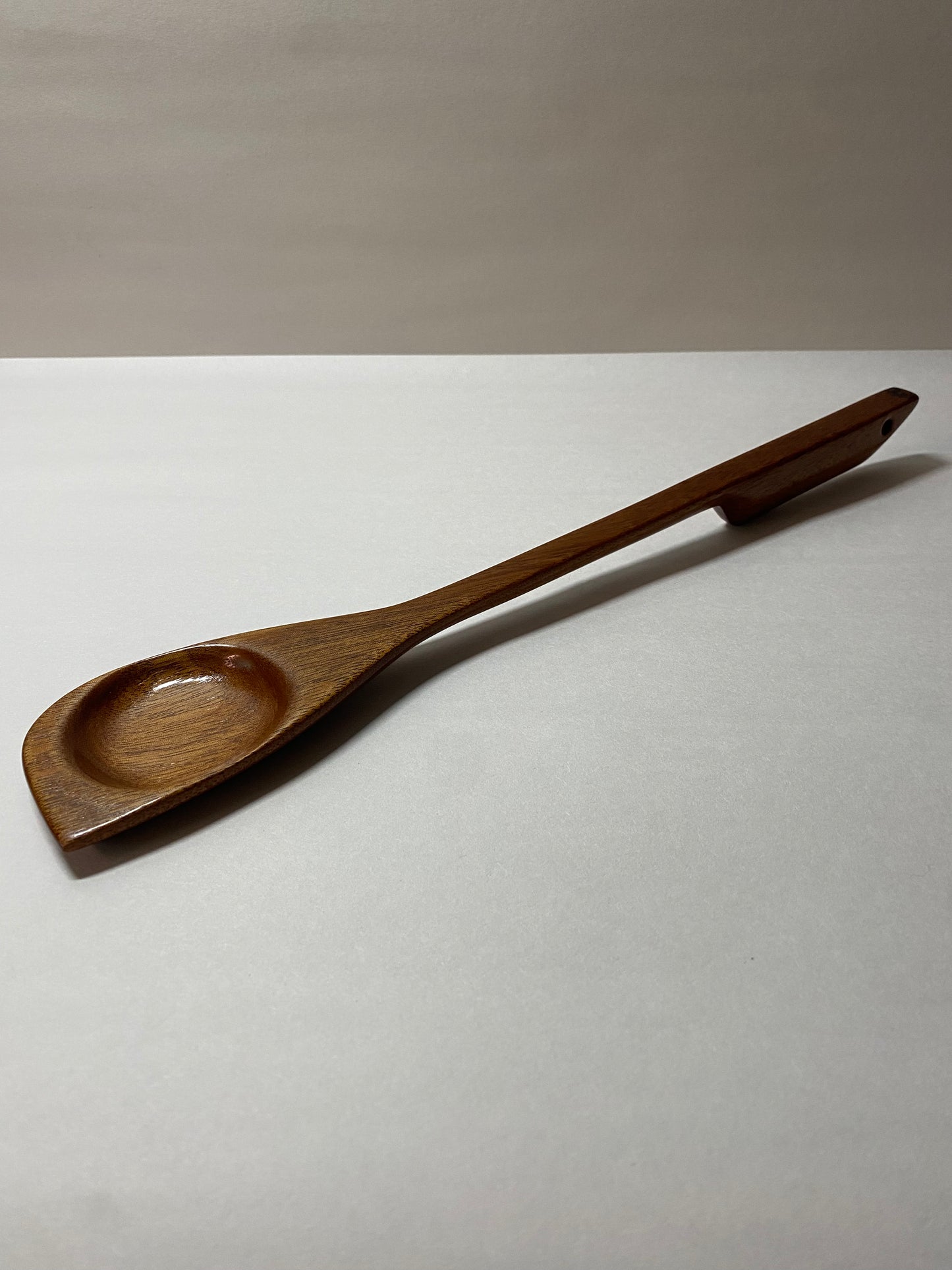 Mahogany Corner Spoon - Hand-carved in Canada