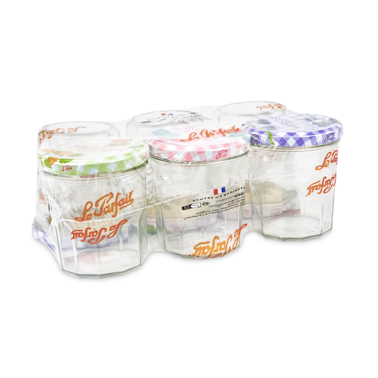 Glass Jar w/ Decorative Metal Lids 324ml/13oz