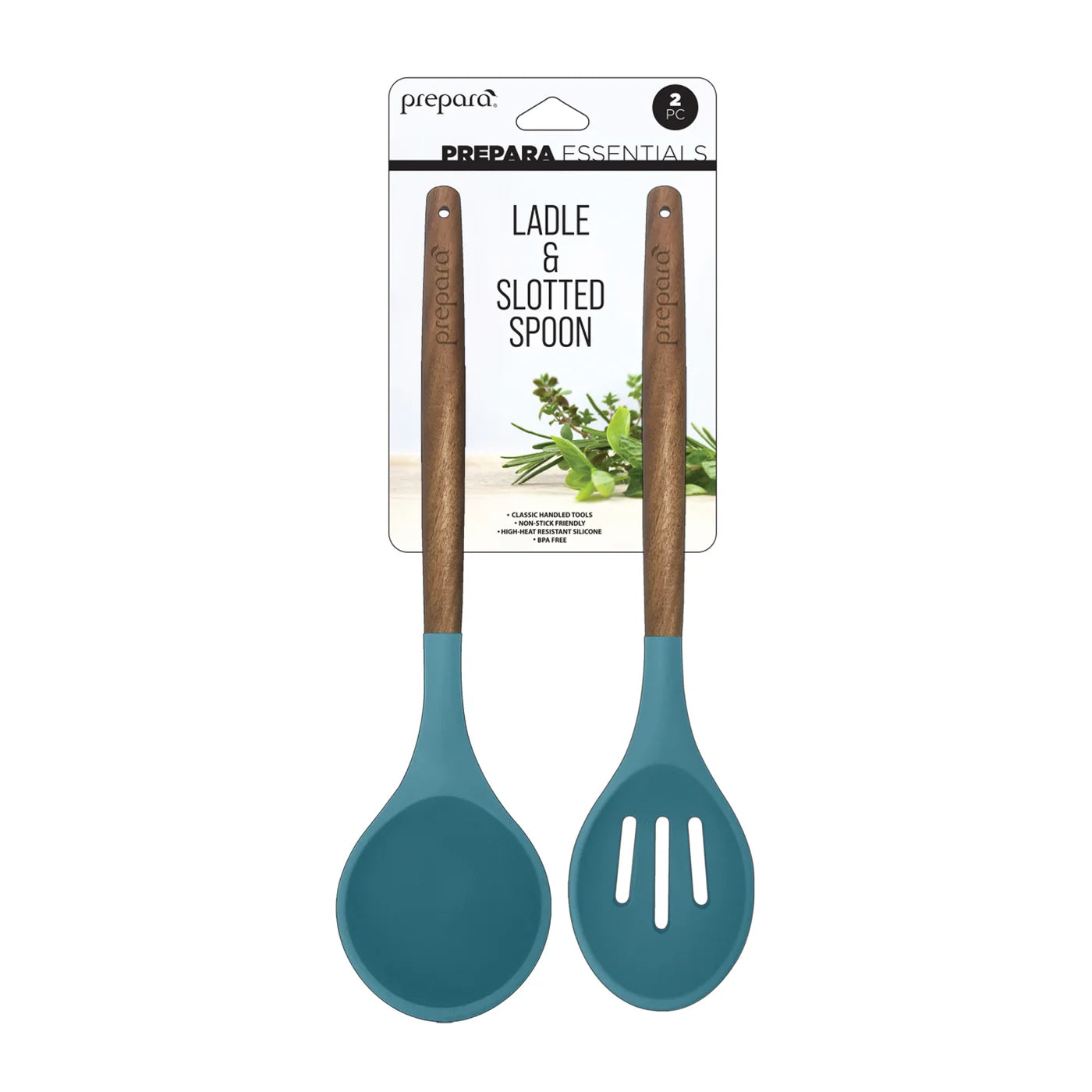 Silicone Ladle & Slotted Spoon 2/ST - Kitchen Envy