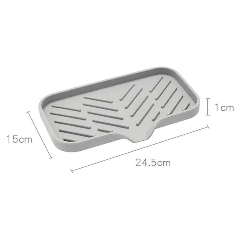 Silicone Tray With drain