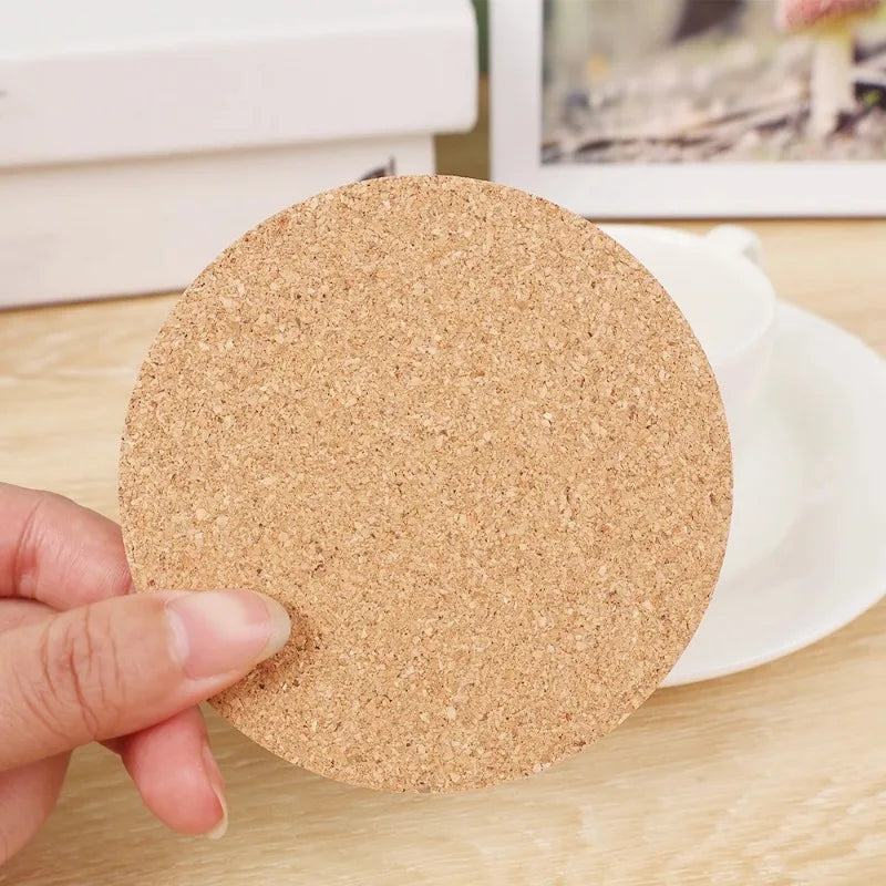 Natural Cork Coaster (Set of 10)