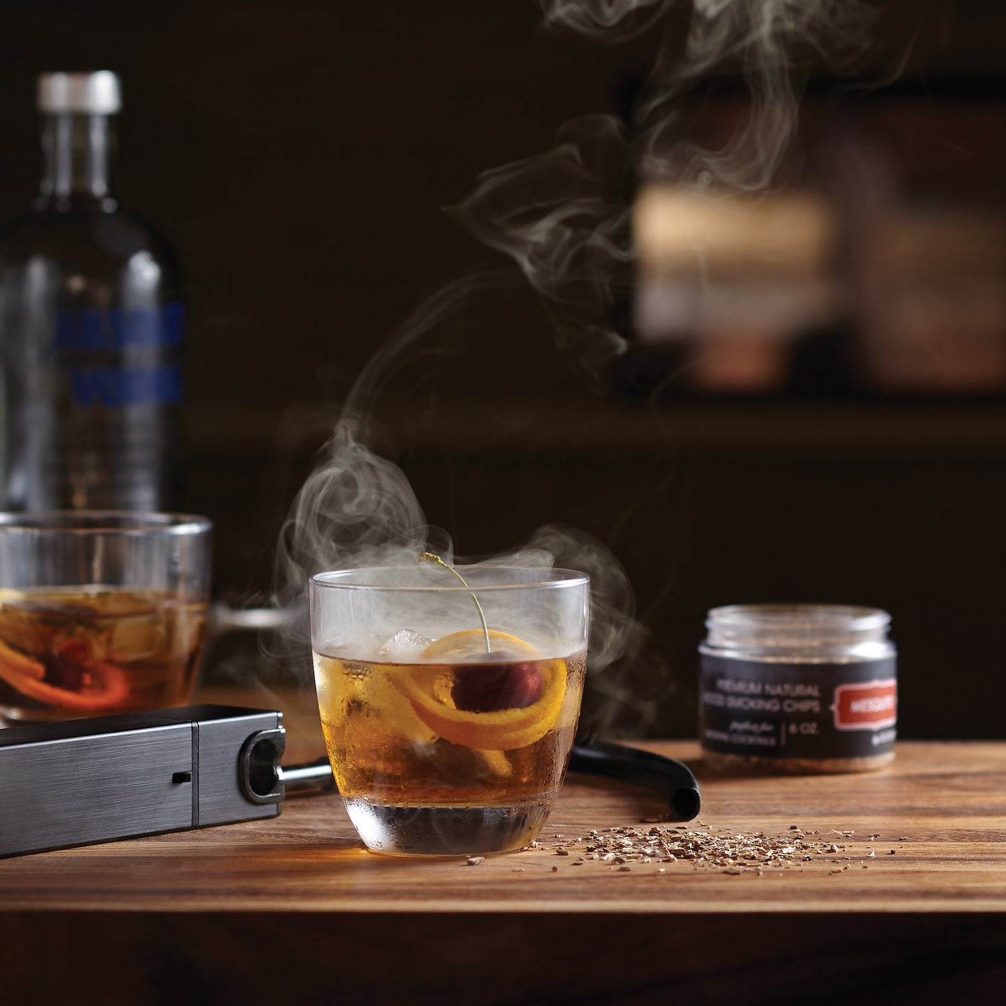 Coffret cadeau de copeaux de bois pour fumeur de 3 