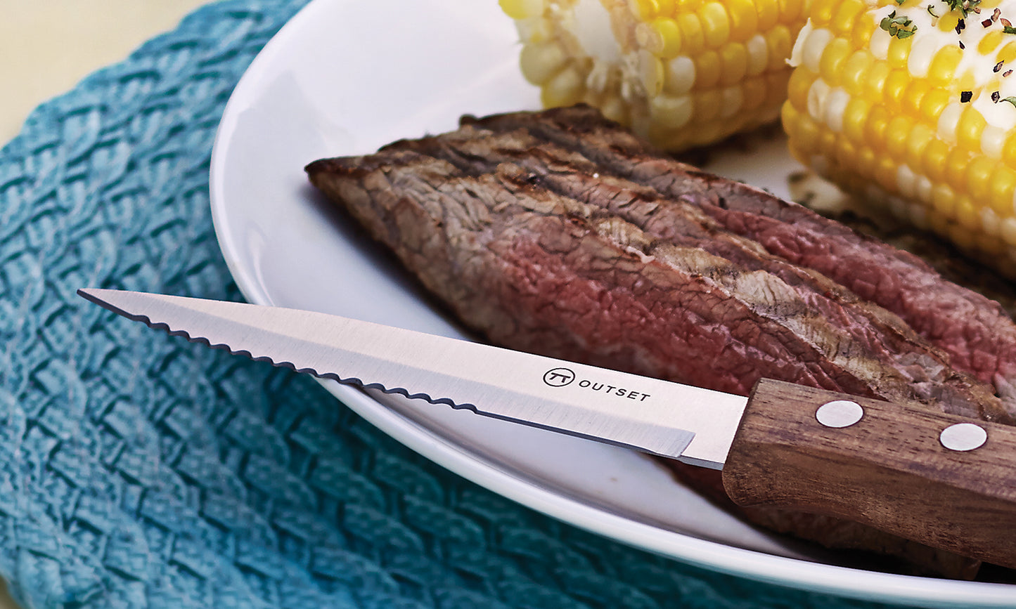 Rosewood Collection Steak Knife Set, 6-Piece