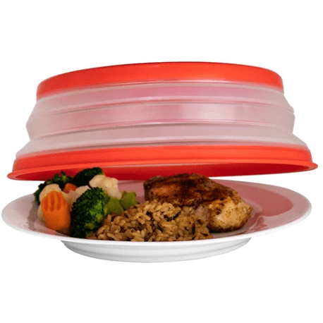 KitchenEnvy Collapsible Microwave Food Cover - KitchenEnvy