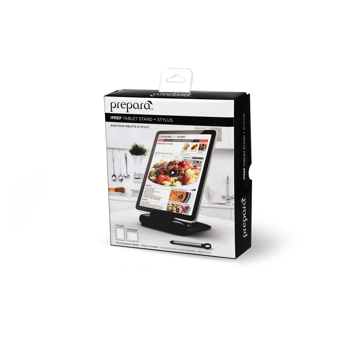 PREPARA iPrep Tablet Stand & Stylus Black - KitchenEnvy