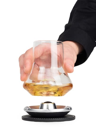 Whisky Tasting Set - 10oz - Glass + Refreshing base + Coaster - Kitchen Envy