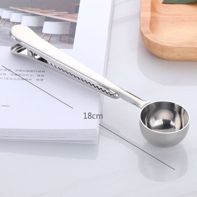 KitchenEnvy Two-in-one Stainless Steel Coffee Spoon Sealing Clip - KitchenEnvy