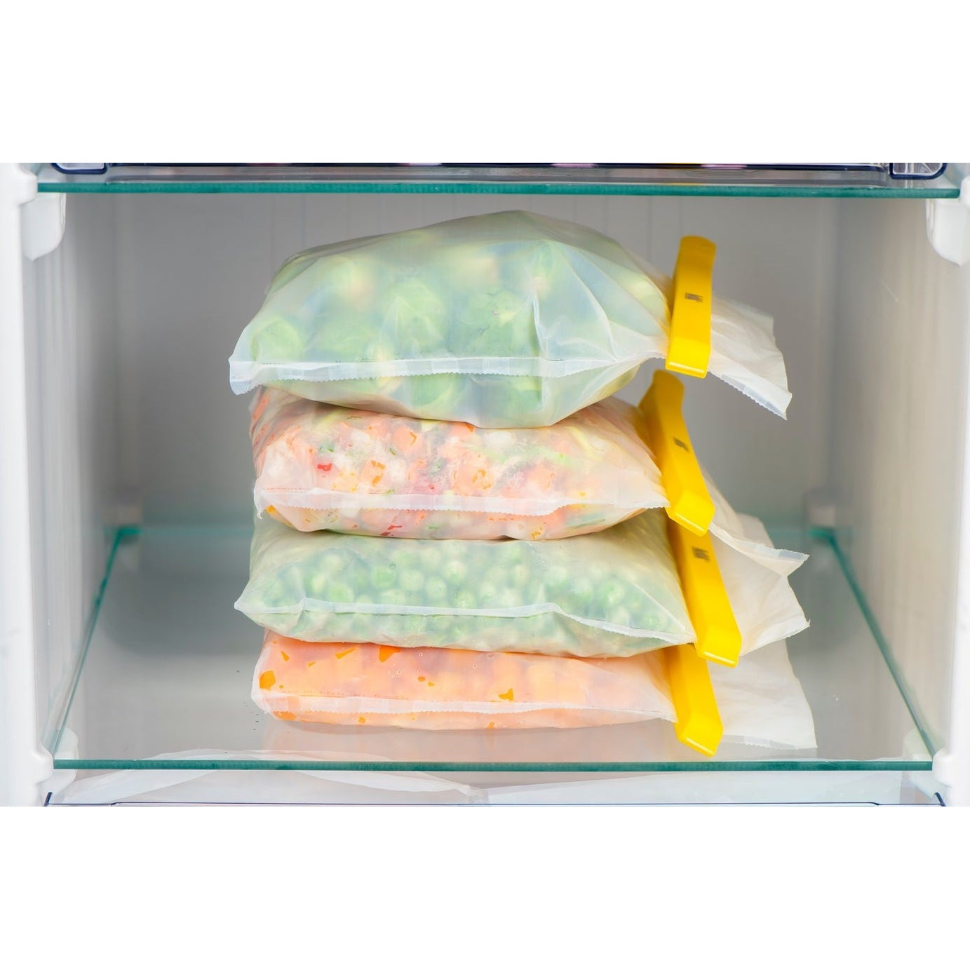 NOSTIK Reusable Freezer Bag w/Clip 4/PK - KitchenEnvy