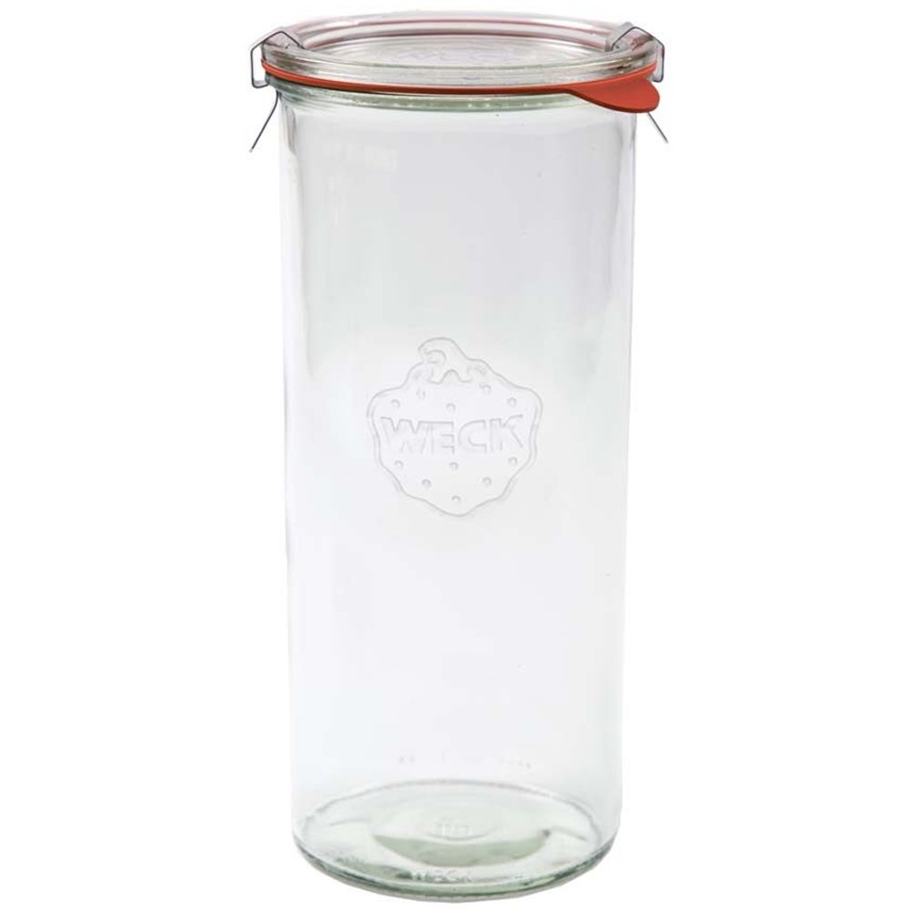 Weck jars - 784 Cylindrical 1550ml Case of 4 - Kitchen Envy